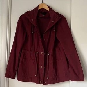 Forever 21 maroon jacket- size large